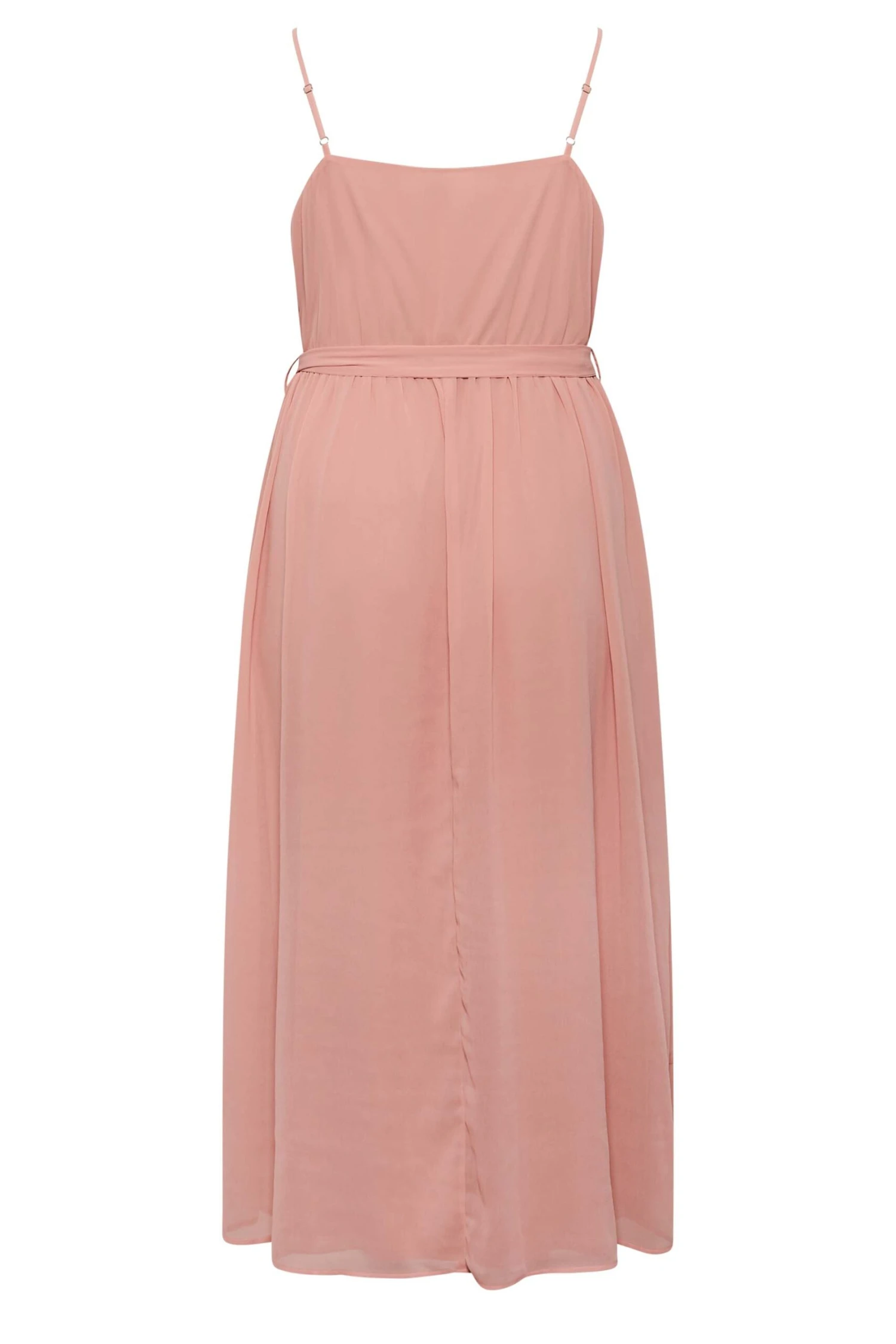 YOURS LONDON Curve Pink Ruffle Wrap Dress 6 YOURS LONDON Curve Pink Ruffle Wrap Dress - Image 6