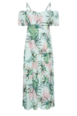 YOURS LONDON Curve Blue Tropical Print Maxi Dress -JOICY Clothing Shop d7fb8fd0 6fa5 4f 162205 X