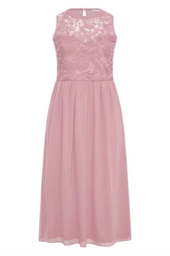YOURS LONDON Curve Pink Lace Front Chiffon Maxi Dress 10 YOURS LONDON Curve Pink Lace Front Chiffon Maxi Dress -JOICY Clothing Shop da38d1b0 f271 4f 161004 F