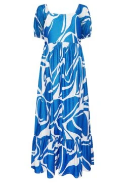 YOURS Curve Blue Swirl Print Maxi Dress -JOICY Clothing Shop dae8cfa9 4f78 46 137546 Y