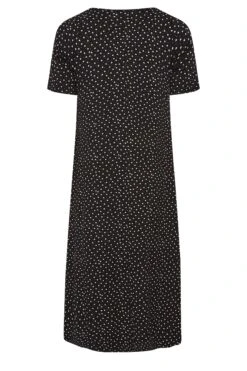 YOURS Curve Black Ditsy Heart Print Maxi Dress -JOICY Clothing Shop dbbb5904 ea01 44 302054 Y