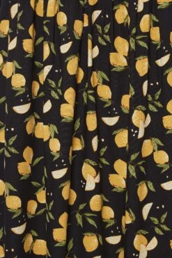 LIMITED COLLECTION Curve Black Lemons Print Frill Maxi Dress -JOICY Clothing Shop dca5eb2f 5b38 4a 215682 Z