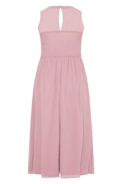 YOURS LONDON Curve Pink Lace Front Chiffon Maxi Dress 11 YOURS LONDON Curve Pink Lace Front Chiffon Maxi Dress -JOICY Clothing Shop de6936e2 4bcc 49 161004 BK