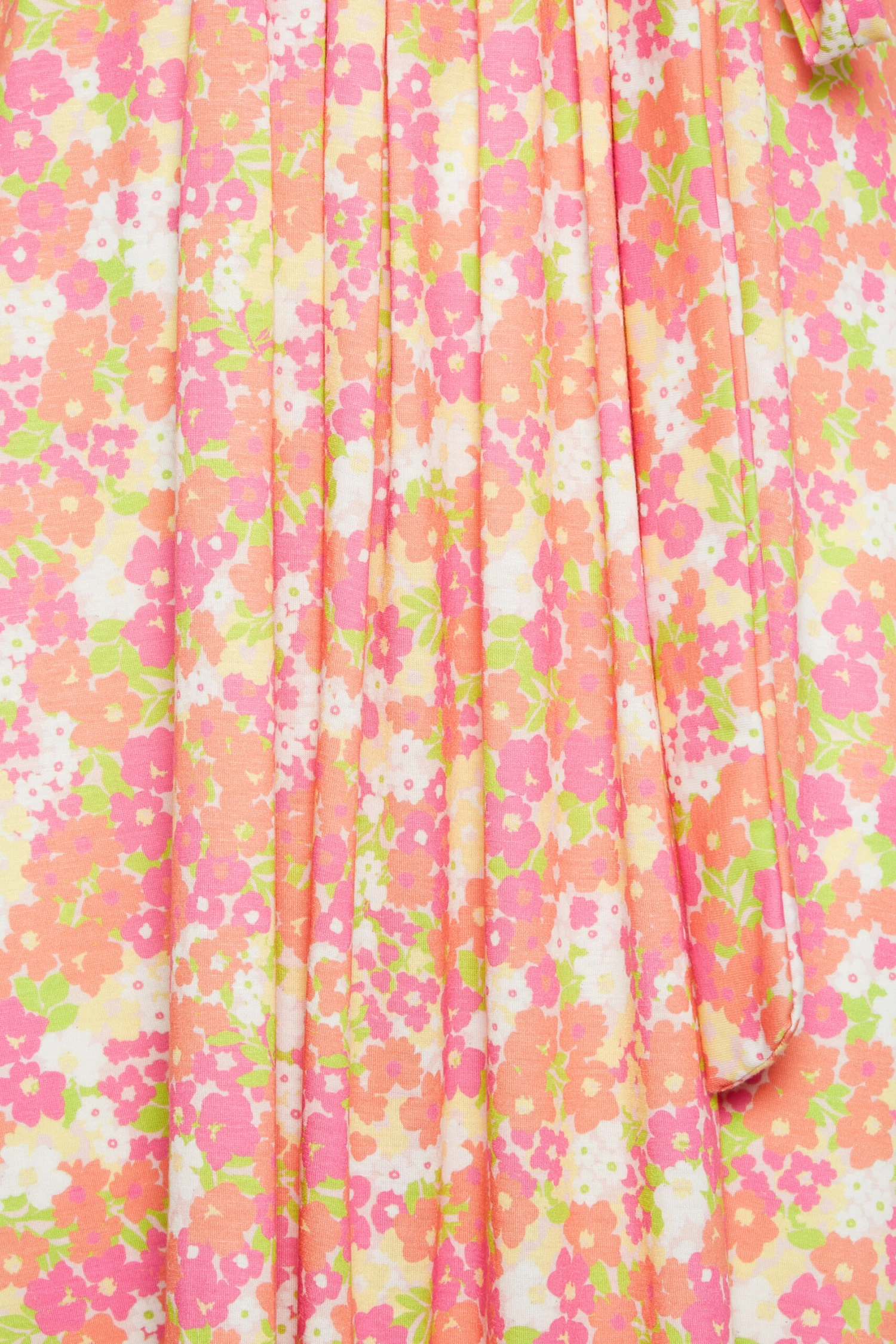 LIMITED COLLECTION Curve Orange Floral Print Wrap Midi Dress 4 LIMITED COLLECTION Curve Orange Floral Print Wrap Midi Dress - Image 4