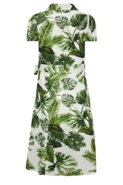 YOURS PETITE Curve Green Leaf Print Shirt Dress 11 YOURS PETITE Curve Green Leaf Print Shirt Dress -JOICY Clothing Shop e1f6920a aec2 4c 174476 Y