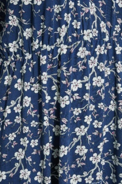 YOURS Curve Blue Floral Cold Shoulder Dress -JOICY Clothing Shop e681615d 6b47 4d 300798 Z