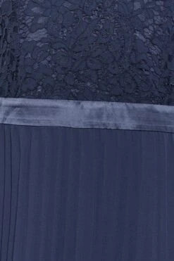 YOURS LONDON Curve Navy Blue Lace Pleated Maxi Dress -JOICY Clothing Shop e6c6cb16 07be 4b 161900 Z