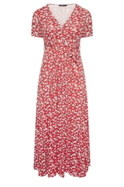 YOURS Curve Red Ditsy Print Maxi Dress -JOICY Clothing Shop e979c9b1 ebda 4f 302061 X