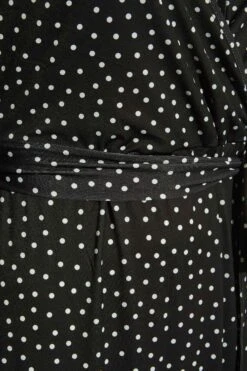 YOURS LONDON Curve Black Polkadot Ruffle Wrap Dress -JOICY Clothing Shop eb2d53b3 c8b2 41 161799 Z
