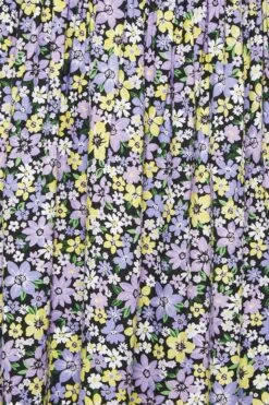 YOURS Curve Black & Purple Floral Shirred Bardot Maxi Dress 9 YOURS Curve Black & Purple Floral Shirred Bardot Maxi Dress -JOICY Clothing Shop ec832a28 34c6 42 137343 Z