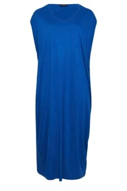 YOURS Curve Cobalt Blue Double Layered Midi Dress -JOICY Clothing Shop f451ae2a c313 46 301853 X