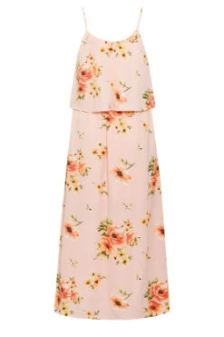 YOURS LONDON Curve Light Pink Floral Overlay Maxi Dress -JOICY Clothing Shop f57ab2c1 0195 4c 161943 Y