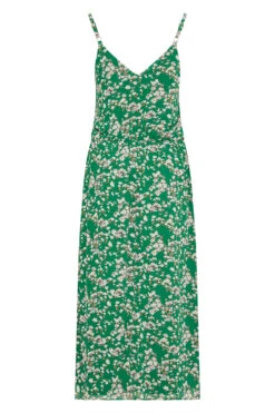 YOURS LONDON Curve Green Floral Print Ruffle Maxi Dress -JOICY Clothing Shop ffb60bb9 6007 4b 161126 BK